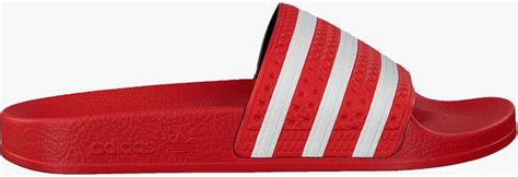 adidas adilette rote streifen|Adidas Adilette .